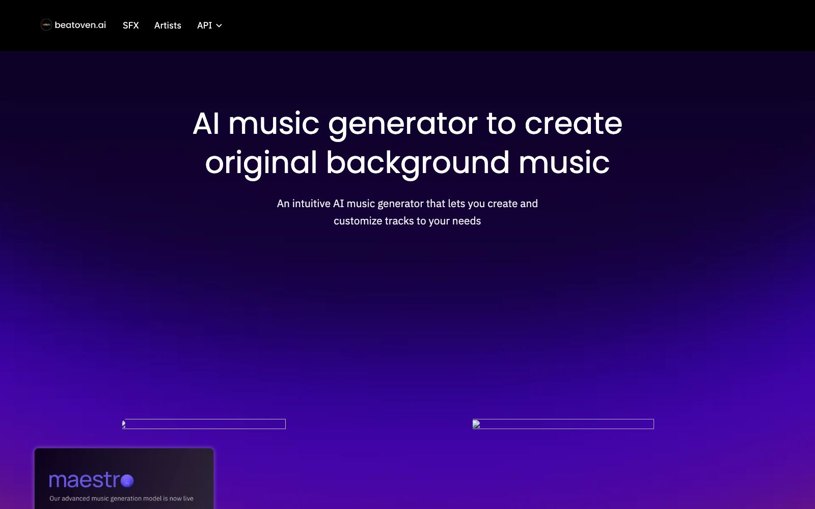 首页 - Beatoven.ai