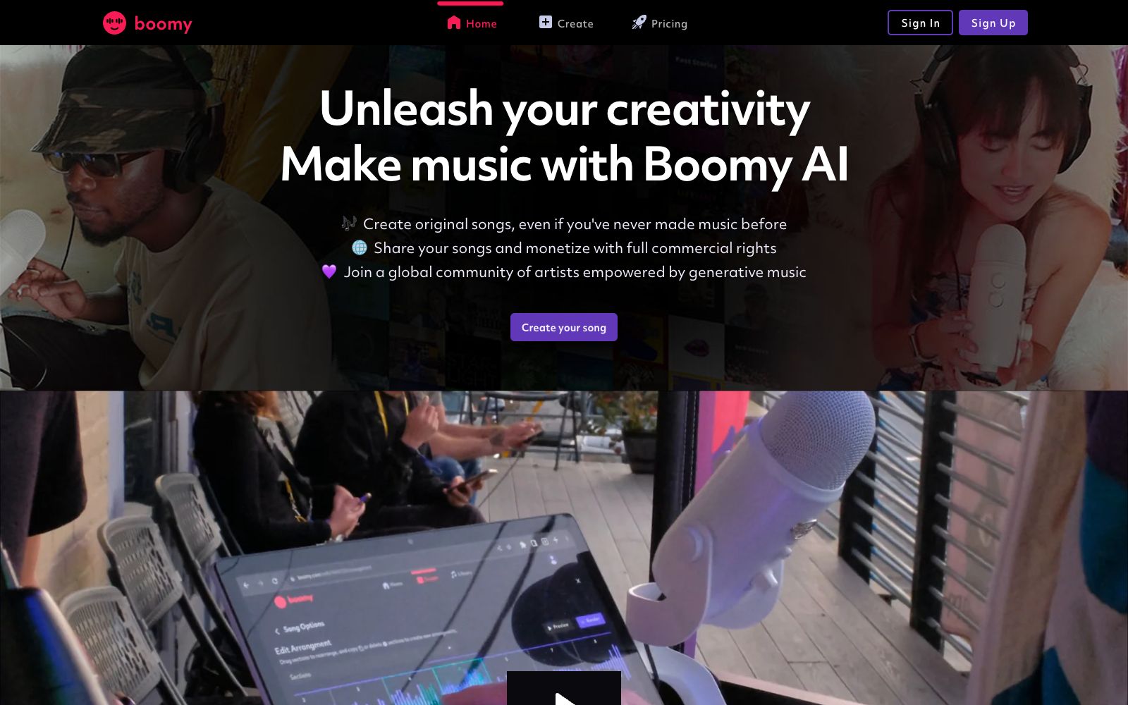 首页 - Boomy