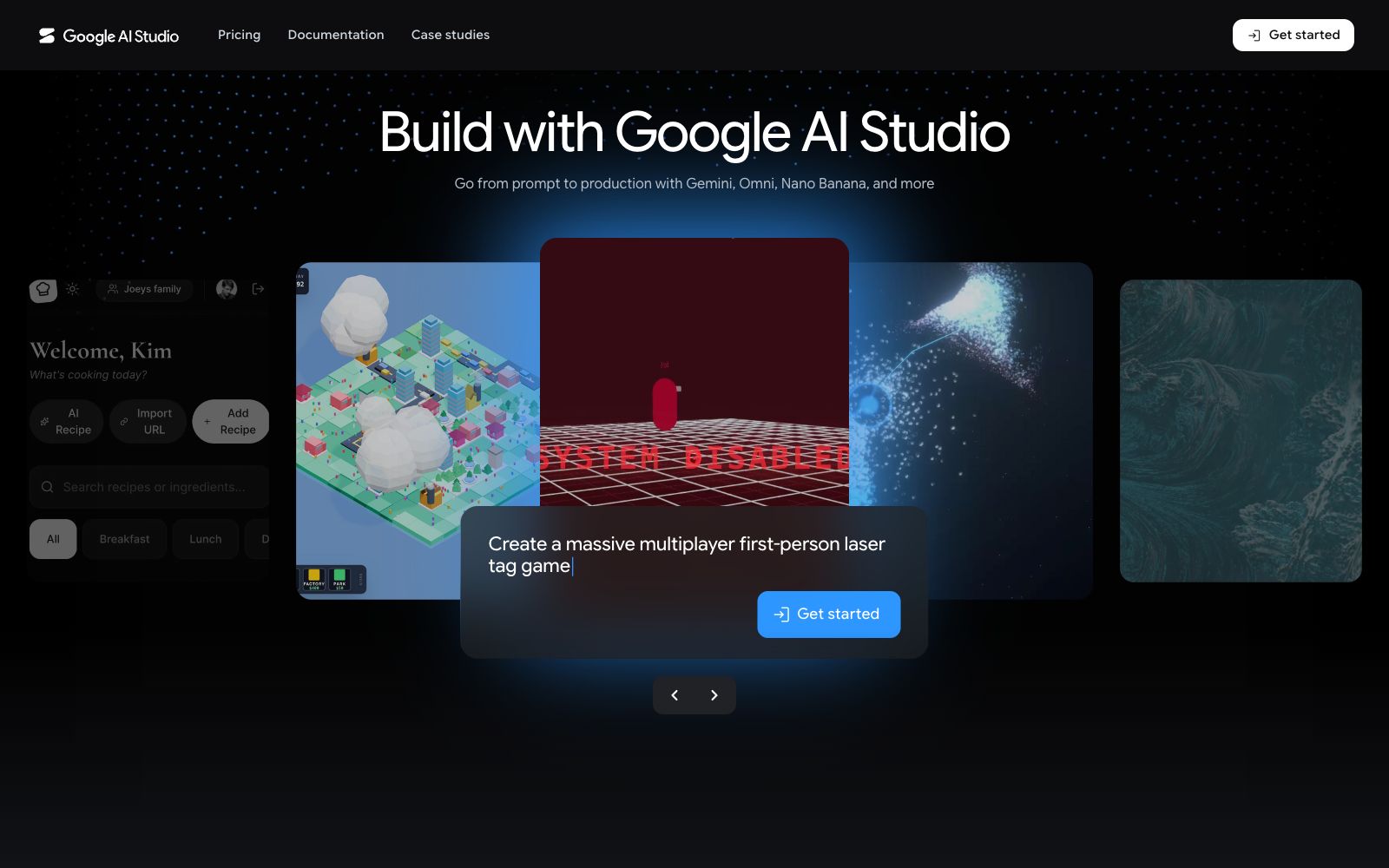 首页 - Google AI Studio