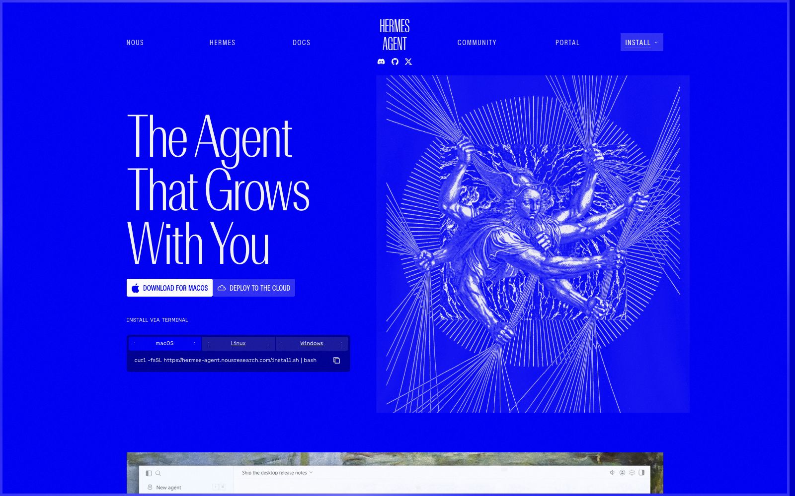 首页 - Hermes Agent