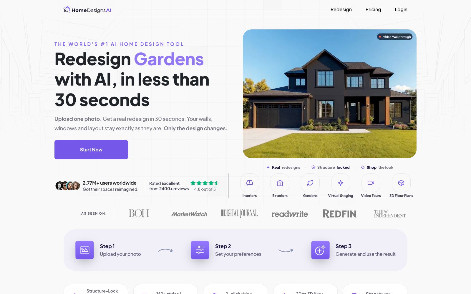 首页 - HomeDesigns AI