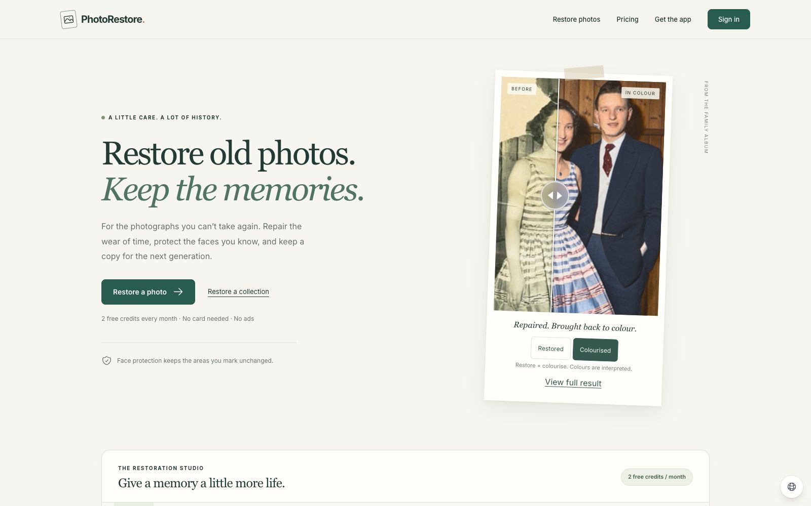首页 - PhotoRestore.io