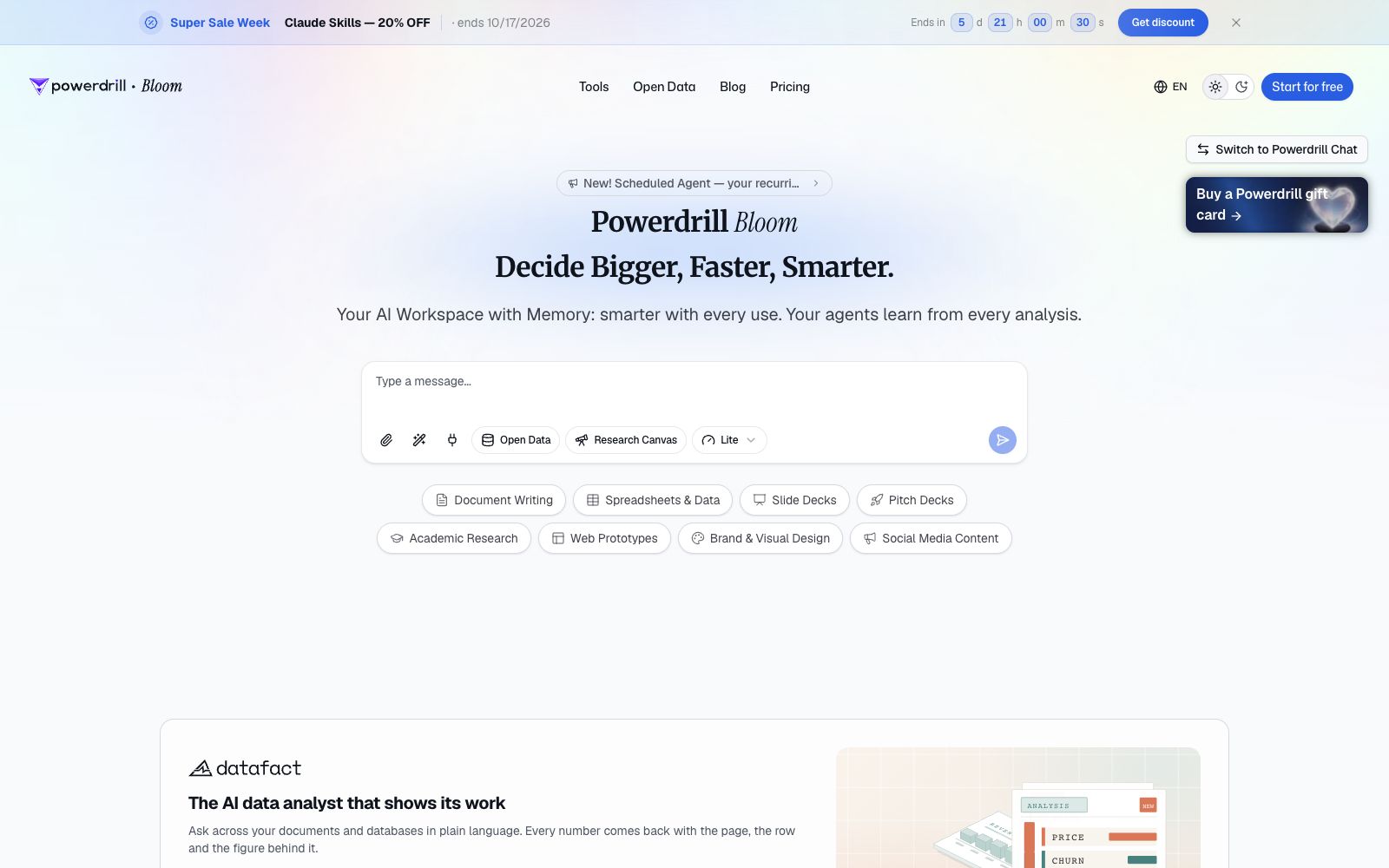 首页 - Powerdrill