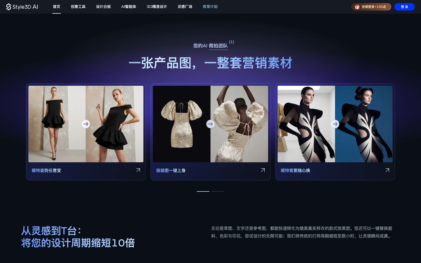 首页 - Style3D AI