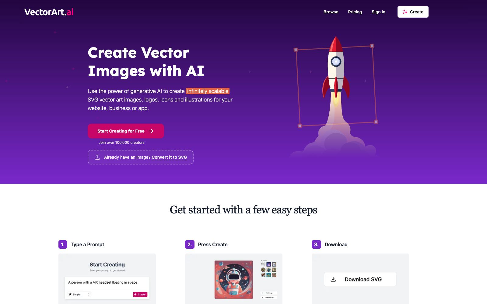 首页 - VectorArt.ai