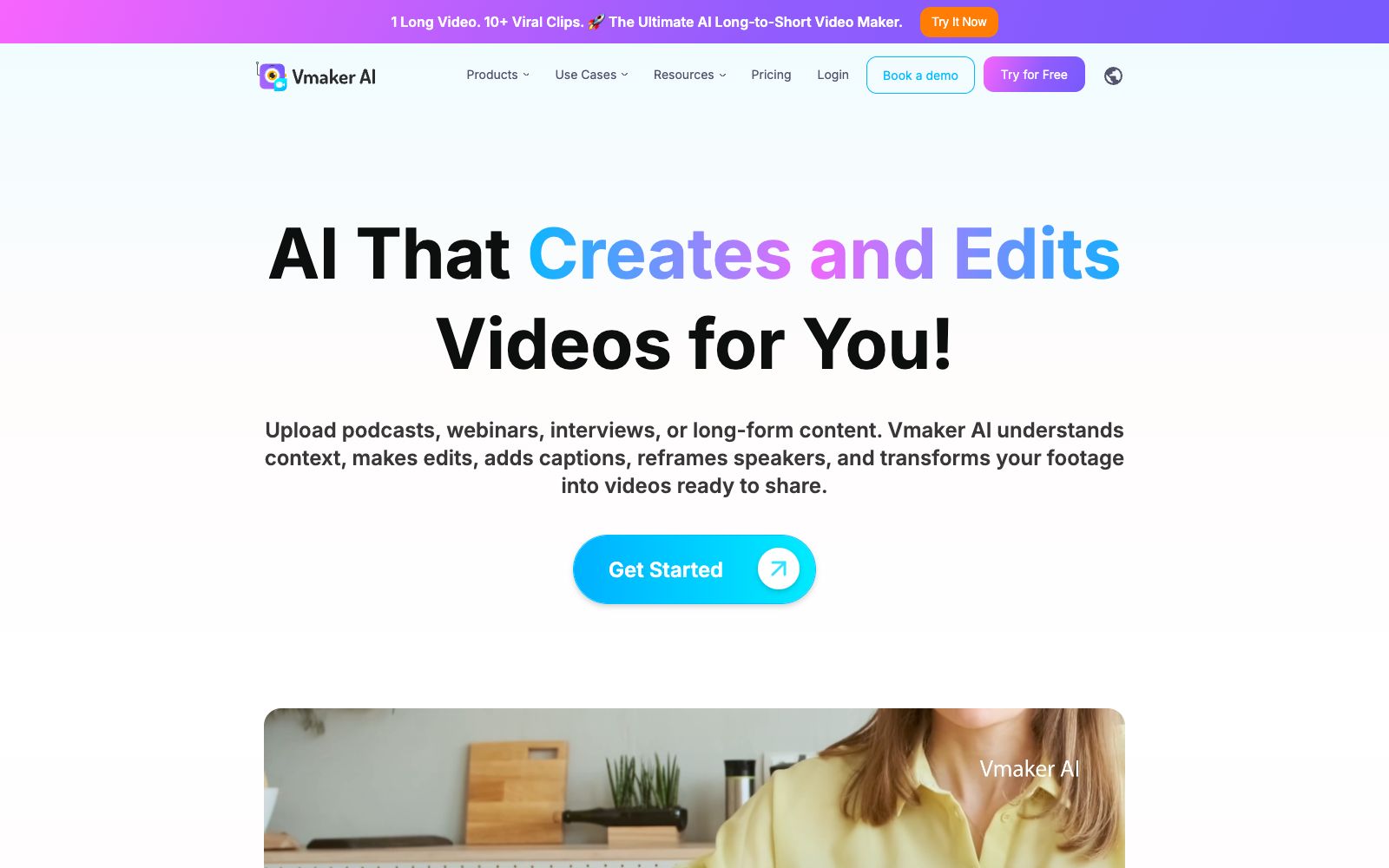 首页 - Vmaker AI